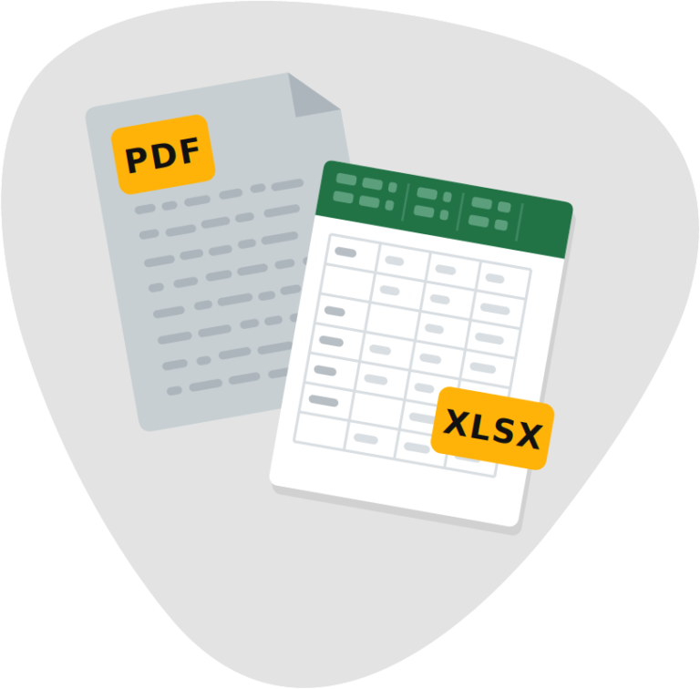 Document conversion service – PDF converted to an editable format